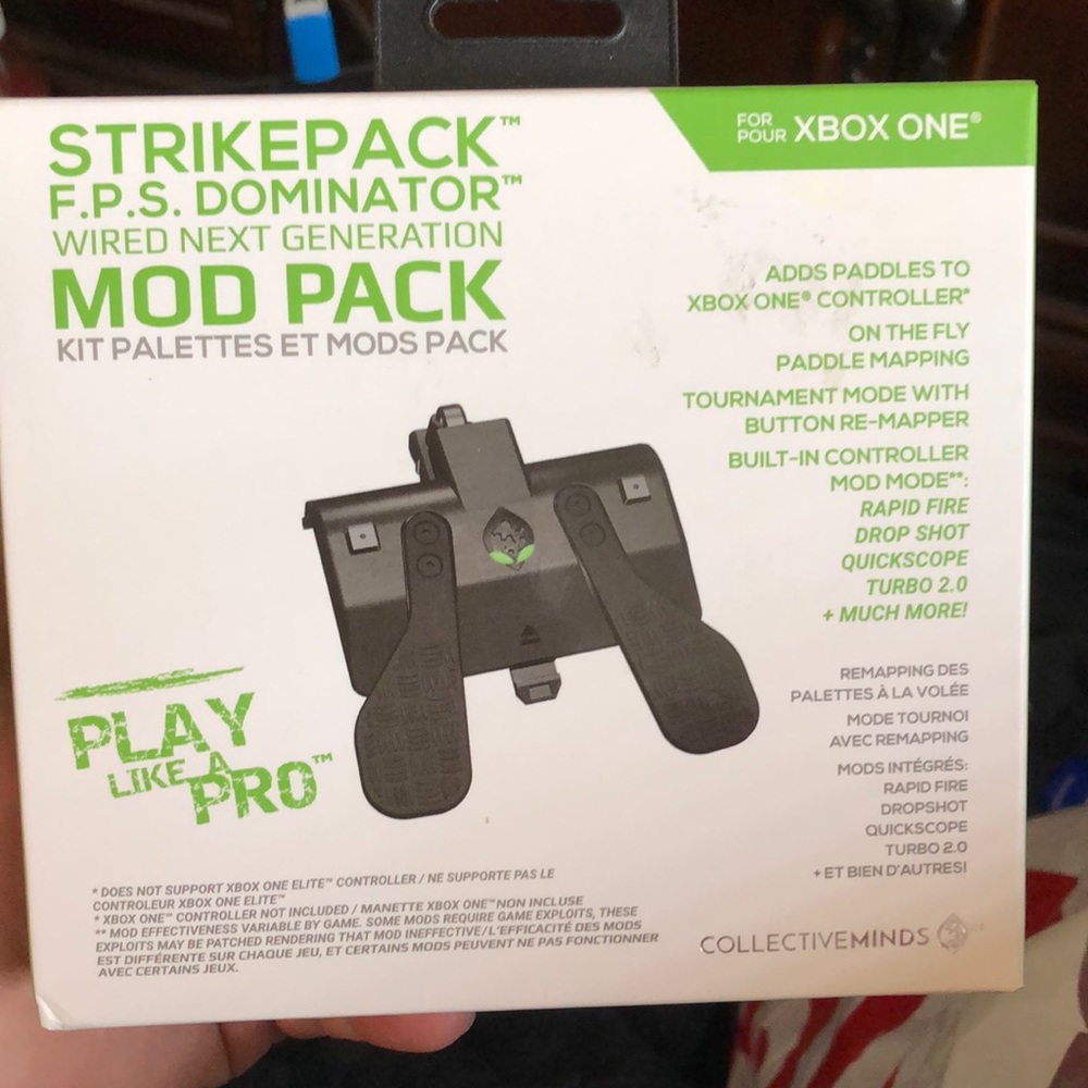 STRIKEPACK FPS DOMINATOR NIP Wired Next Generation Mod Pack XBOX ONE CM00040-1